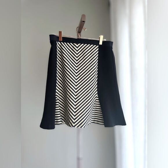 Ann Taylor Navel Striped skirt size 8 - Picture 9 of 15